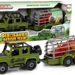 Terepjáró autószállító DIY Zöld dinoszaurusz