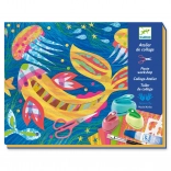 Kreatív papír kollázsok Djeco