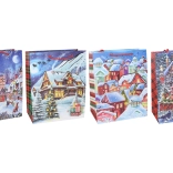 Karácsonyi ajándéktáska L 31 × 40 × 12 cm