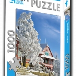 Turista kiadású puzzle Beszkidek, Pustevny 1000 darab