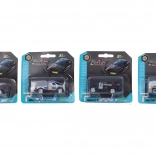 Fém rendőrautócska 7 cm