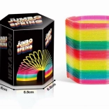 Színes jumbo spirál csillámmal