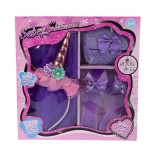 Hercegnős készlet: cipellők, táska, szoknya és fejpánt