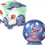 3D puzzlelabda DISNEY Stitch & Angel 54 darabos a Ravensburgertől