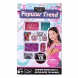 Gyöngyök karkötők készítéséhez medállal DIY készlet