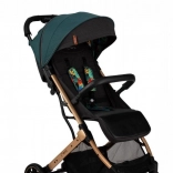 MoMi ESTELLE sport babakocsi zöld, arany vázzal 2022