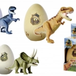 Világító dinoszaurusz figura tojásban