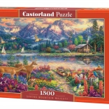 Castorland Puzzle 1500 darab – Spring Mountain Majesty