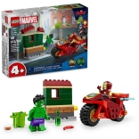 LEGO MARVEL Vasember motoron és Hulk 4+
