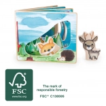 Interaktív fa képeskönyv Small Foot