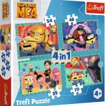 Puzzle 4 az 1-ben – őrült Minyonok