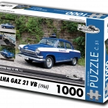 Retro autók puzzle Volga Gaz 21 VB 1000 darab