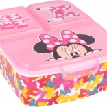Gyerek uzsonnás multi box MINNIE egérrel, rekeszekkel