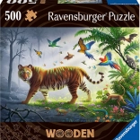 Fa puzzle: Tigris a dzsungelben, 500 darab – RAVENSBURGER
