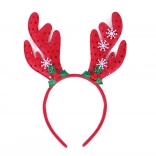Karácsonyi fejpánt gyermekeknek szarvas agancsokkal