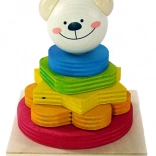 Színes rakosgató formák – Timi mackó