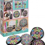 Kőfestés GRAFIX – mandalás csillogó díszítés