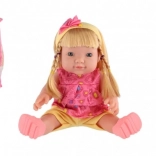 Hangot adó baba 30 cm műanyag tasakban