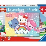 HELLO KITTY 2×24 darabos puzzle