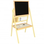 Gyermek fa mágneses tábla krétával és számolóval