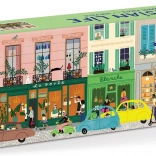Panorámás puzzle Párizsi élet 1000 darab