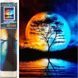 Gyémántszemes kirakó Éjszakai kapcsolat 30 × 40 cm