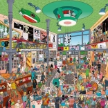 HEYE puzzle hangszerbolt, 1500 darab