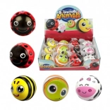 Ugráló gumilabda állatka 6 cm, vegyes minták