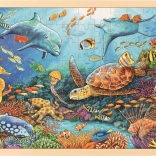 Fa puzzle Nagy-korallzátony 96 darabos Goki