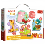 Puzzle Baby Classic – babás állatkák TREFL