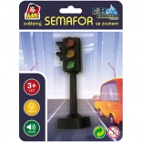 Gyermek jelzőlámpa fénnyel és hanggal