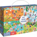 Puzzle DODO - Egész évben, 100 darab