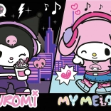 160 darabos Kuromi uralkodik Hello Kitty felett Trefl puzzle