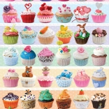 EUROGRAPHICS puzzle Cupcake ünnep 1000 darab