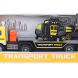 Elemekkel működő kamion helikopterrel, fényekkel és hangokkal