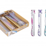 Cicás motívumos vonalzó 15 cm