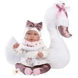 Llorens NEW BORN realisztikus beszélő baba 44 cm puha testtel