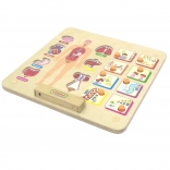 Masterkidz Montessori emberi test oktatási tábla