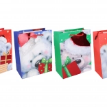 Karácsonyi ajándéktáska L 32 × 41,5 × 12 cm