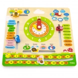 VIGA oktató fa naptár gyerekeknek – angol