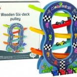 Fából készült Versenypálya 6 Szinttel