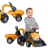 Falk lábbal hajtós markológép Marcel utánfutóval