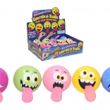 Világító labda mosollyal és nyelvvel 5,5 cm