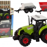 Nagy traktor LED lámpákkal és hangokkal – 2 mezőgazdasági gép készlet