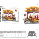 Építőkészlet Épületek China Town, 1245 darab