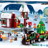 Sluban Town karácsonyi falu kisvonattal