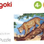 Goki fa puzzle Afrikai állatok – jaguár, 24 darab