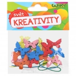 Kreatív fa pillangó készlet zsinórral