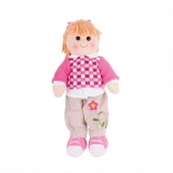 Melanie textilbaba 38 cm – Bigjigs Toys