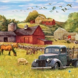 Puzzle COBBLE HILL Nyári délután a farmon XL, 275 darab